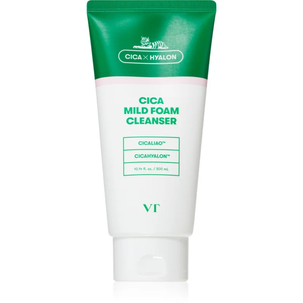  Vt Cosmetics Cica Mild Foam Cleanser Delikatna Pianka Oczyszczająca O Działaniu Uspokajającym 300 Ml 