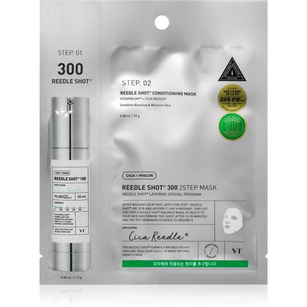  Vt Cosmetics Reedle Shot 300 2-step Mask Maseczka Intensywnie Regenerująca Do Dwufazowej Pielęgnacji Skóry 26.5 G 