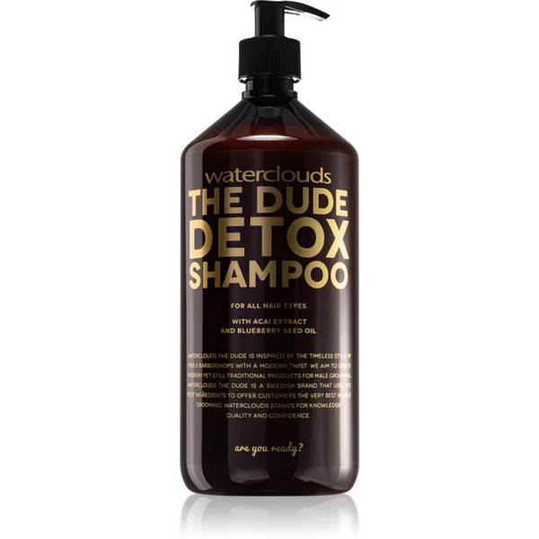  Waterclouds The Dude Detox Shampoo Szampon Oczyszczający Do Codziennego Stosowania 1000 Ml 