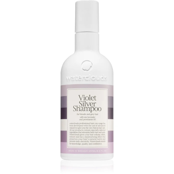  Waterclouds Violet Silver Shampoo Szampon Neutralizujący żółte Odcienie 250 Ml 