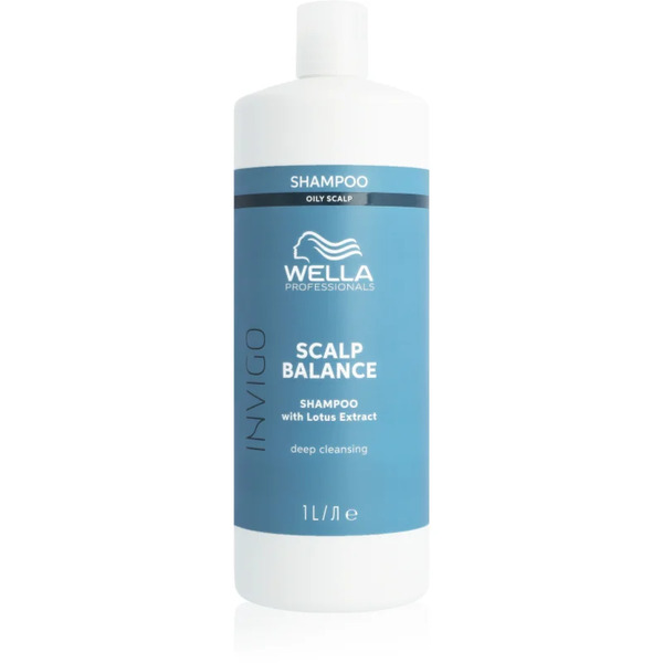  Wella Professionals Invigo Scalp Balance Głęboko Oczyszczający Szampon Do Przetłuszczającej Się Skóry Głowy 1000 Ml 