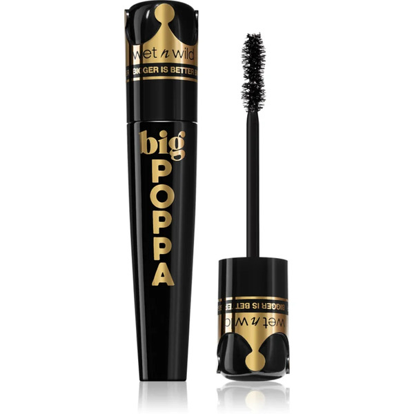 Wet N Wild Big Poppa Maskara Nadająca Rzęsom Ekstremalną Objętość I Intensywny Kolor Czerni Odcień Blackest Black 10 Ml 