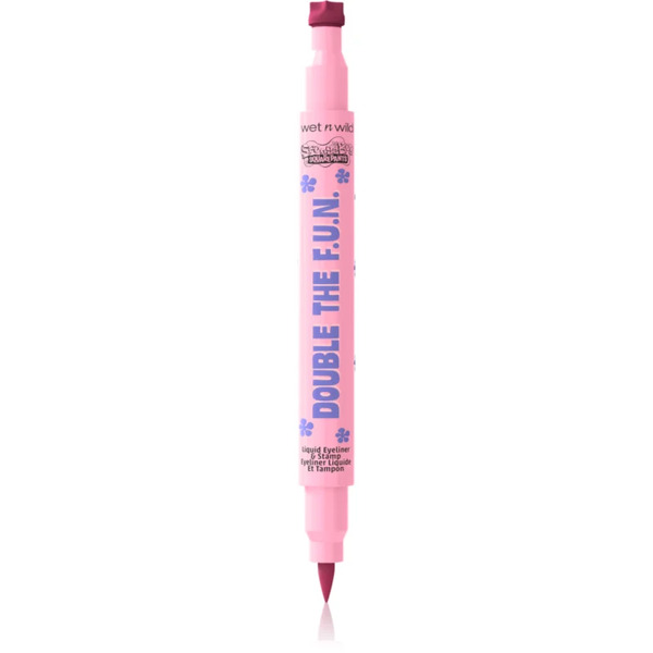  Wet N Wild Spongebob Squarepants Double The F.u.n. Liquid Eyeliner & Stamp Eyeliner Wielofunkcyjny Odcień Jumpin' Jellyfish 1.2 Ml 