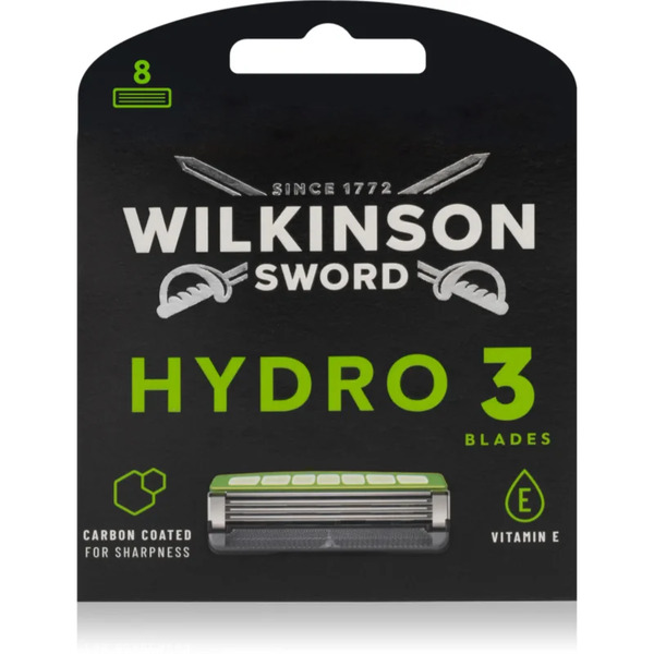  Wilkinson Sword Hydro3 Głowica Wymienna 8 Szt. 