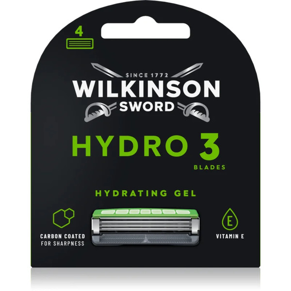  Wilkinson Sword Hydro3 Głowica Wymienna 4 Szt. 
