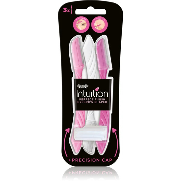  Wilkinson Sword Intuition Eyebrow Shaper Brzytwa Do Brwi 3 Szt. 