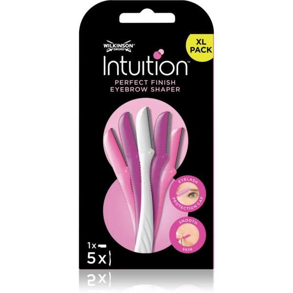  Wilkinson Sword Intuition Perfect Finish Eyebrow Shaper Brzytwa Do Brwi 5 Szt. 