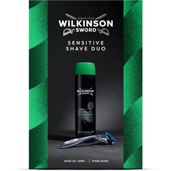  Wilkinson Sword Sensitive Shave Duo Zestaw Upominkowy Do Golenia 