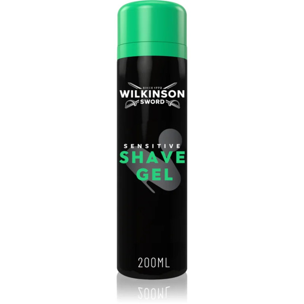  Wilkinson Sword Sensitive Shave Gel Pianka W żelu Do Golenia Dla Mężczyzn 200 Ml 