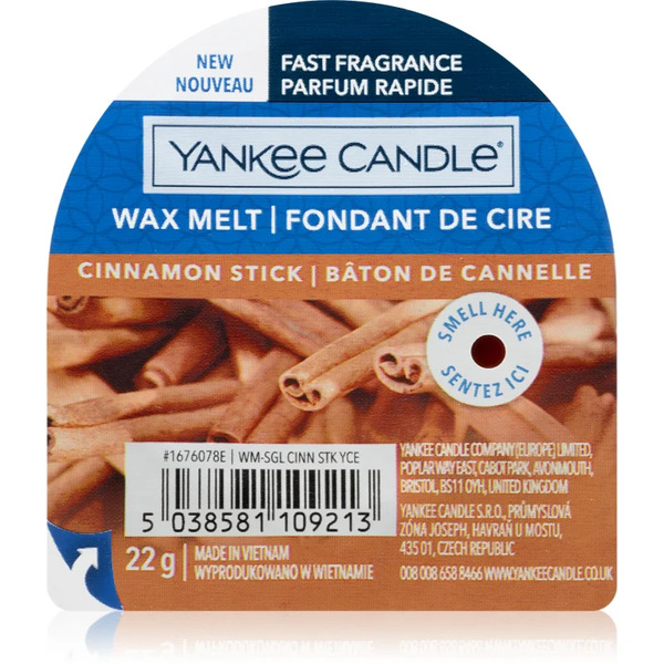  Yankee Candle Cinnamon Stick Wosk Do Aromaterapii 22 G 