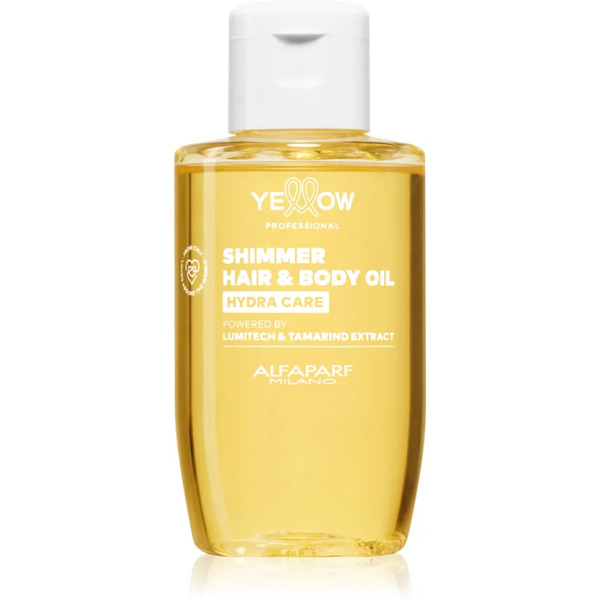  Yellow Professional Hydra Care Shimmer Hair & Body Oil Olejek Nawilżający Do Wszystkich Rodzajów Włosów 100 Ml 
