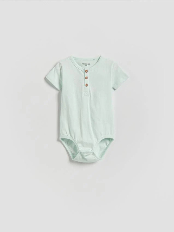  Reserved - Bawełniane Body - Jasnozielony 