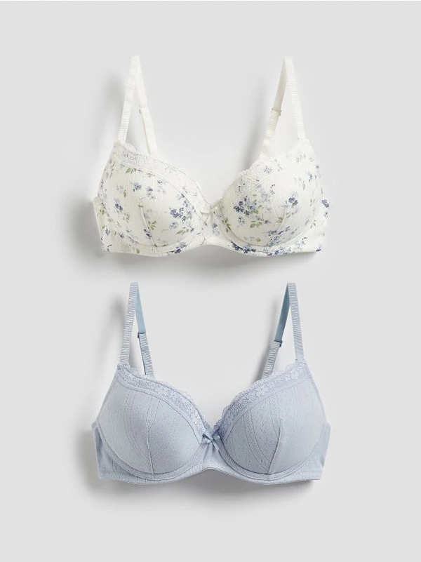 Reserved - Biustonosz Push Up 2 Pack - Jasnoniebieski 