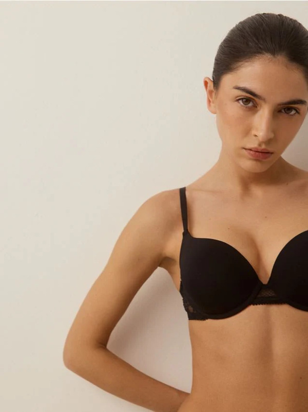  Reserved - Biustonosz Super Push Up 2 Pack - Złamana Biel 