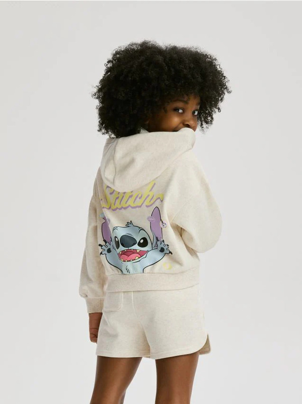  Reserved - Bluza Lilo I Stitch - Beżowy 