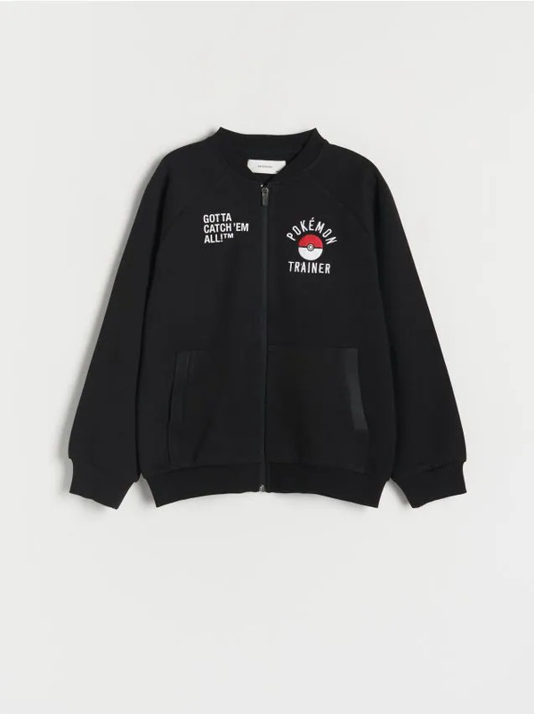  Reserved - Bluza Oversize Pokémon - Czarny 