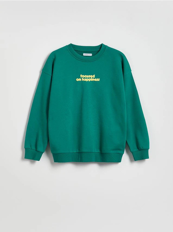  Reserved - Bluza Oversize - Zielony 