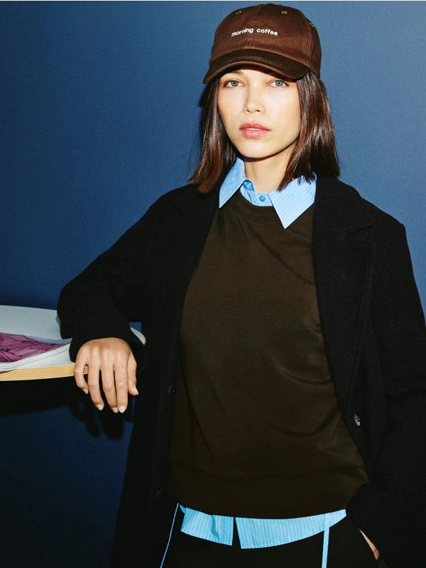  Reserved - Bluza Z Modalem - Ciemnofioletowy 