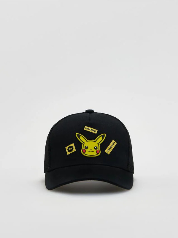  Reserved - Czapka Z Daszkiem Pokémon - Czarny 