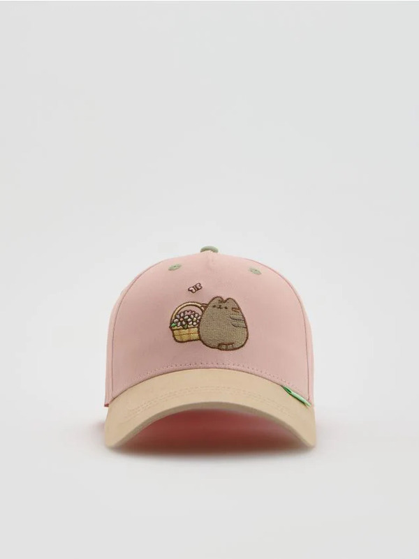  Reserved - Czapka Z Daszkiem Pusheen - Wielobarwny 