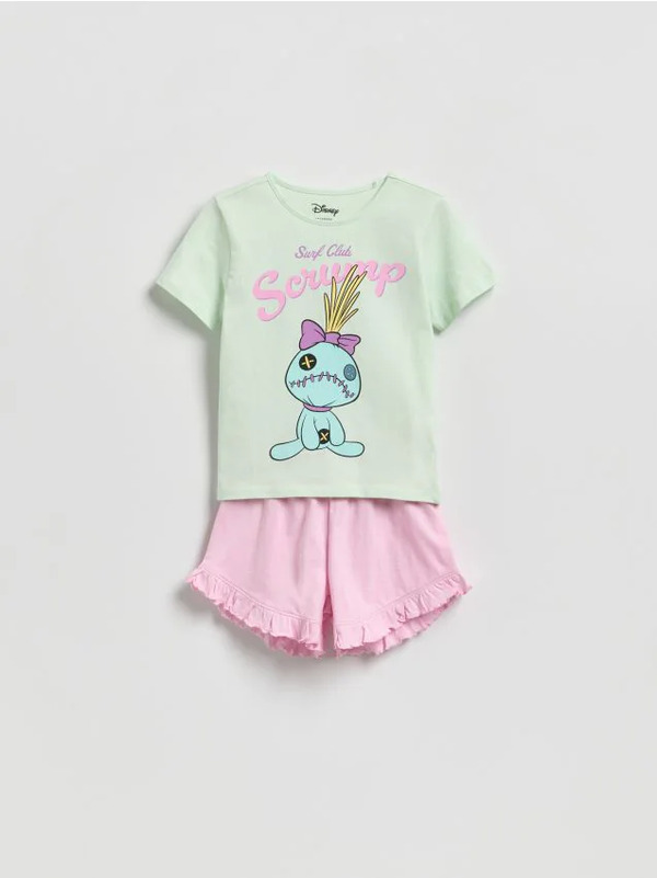  Reserved - Dwuczęściowa Piżama Lilo I Stitch - Miętowy 