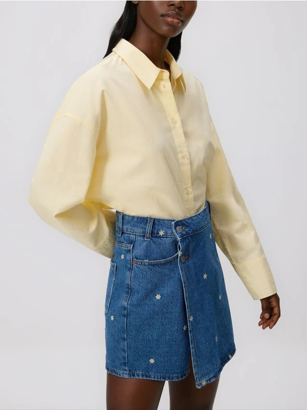  Reserved - Jeansowe Spódnico-szorty - Indigo Jeans 