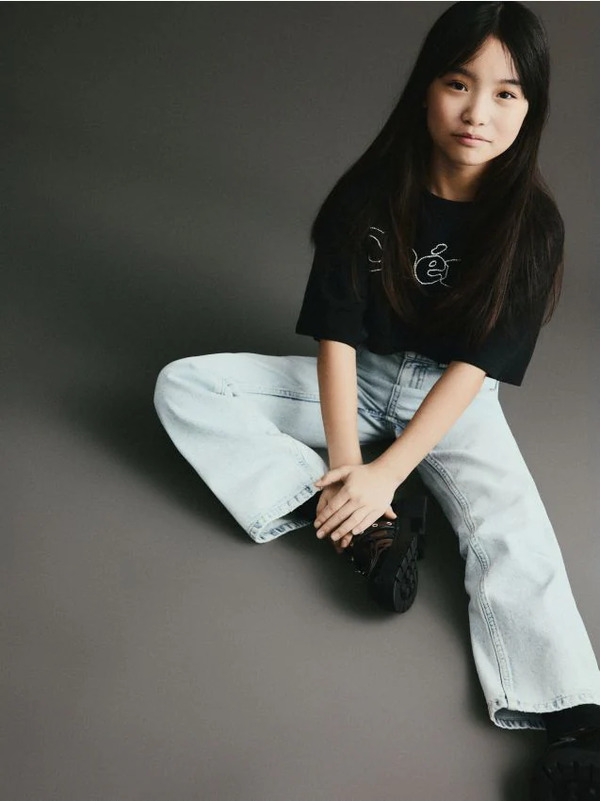  Reserved - Jeansy Bootcut - Niebieski 