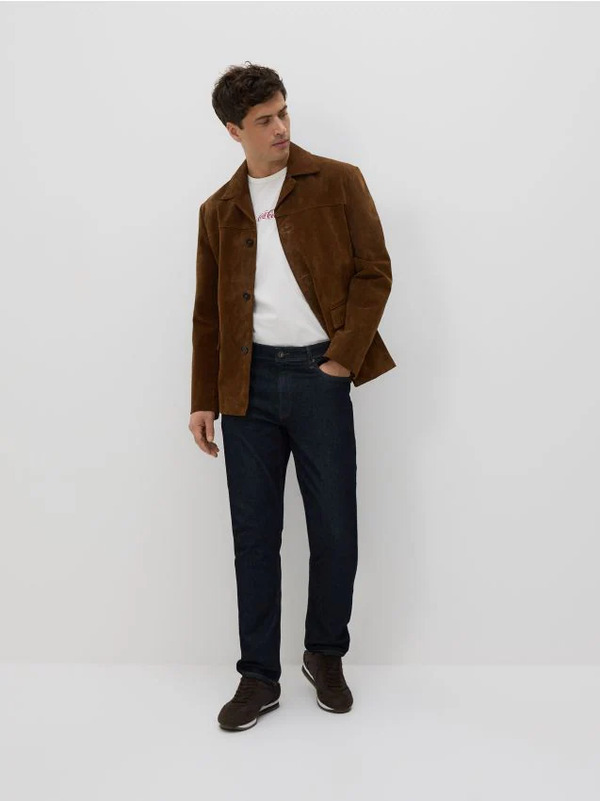  Reserved - Jeansy Slim Fit - Granatowy 