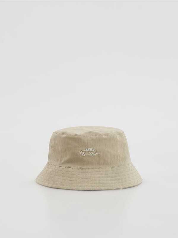 Reserved - Kapelusz Bucket Hat - Beżowy 