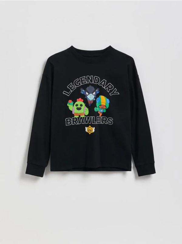  Reserved - Longsleeve Brawl Stars - Czarny 