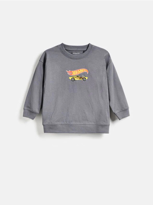  Reserved - Longsleeve Hot Wheels - Ciemnoszary 