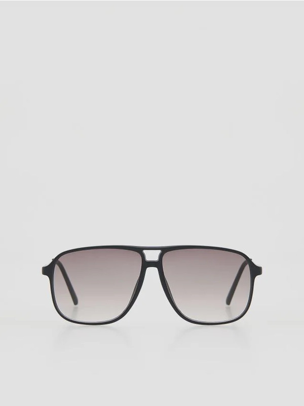  Reserved - Okulary Przeciwsłoneczne Aviator - Brązowy 