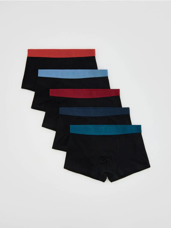  Reserved - 5 Pack Bokserek Classic - Czarny 