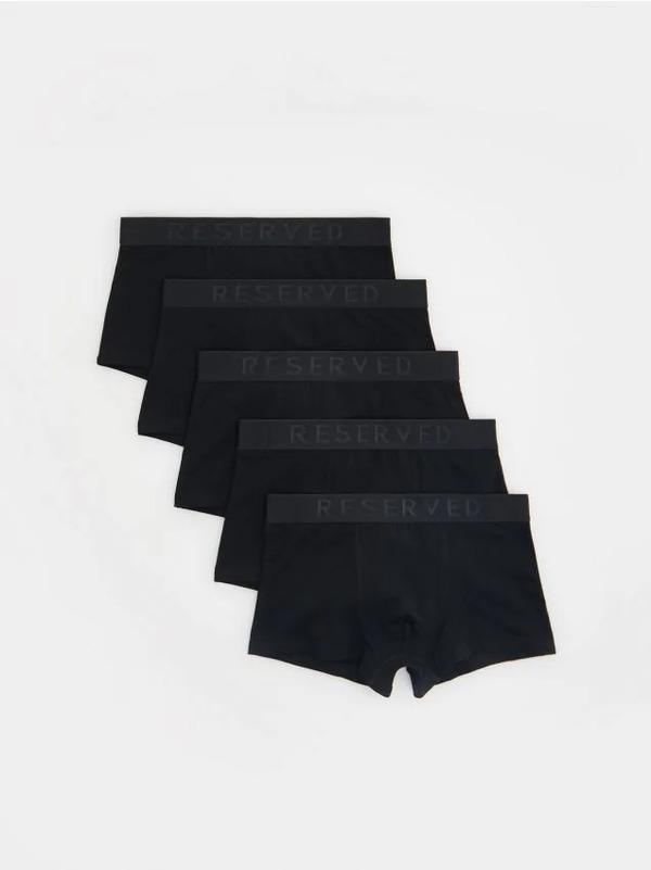  Reserved - 5 Pack Bokserek Classic - Czarny 