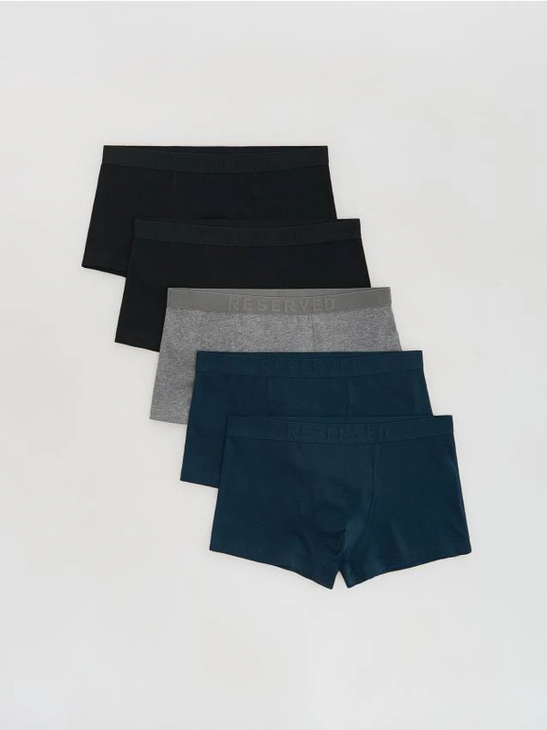  Reserved - 5 Pack Bokserek Classic - Granatowy 