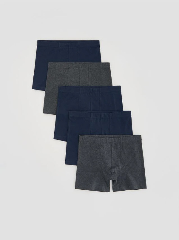  Reserved - 5 Pack Bokserek Long - Granatowy 