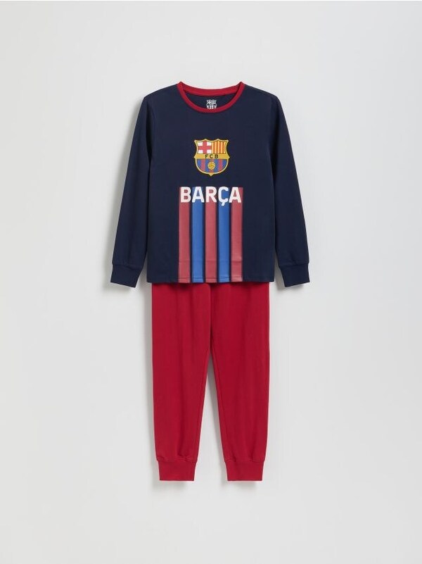  Reserved - Piżama Fc Barcelona - Granatowy 