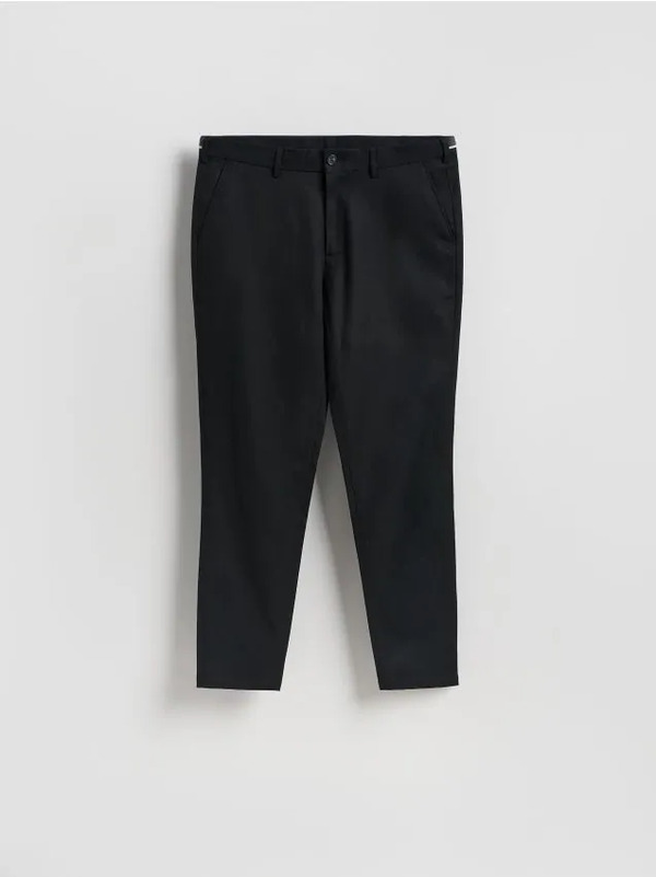  Reserved - Spodnie Chino Slim Fit - Czarny 