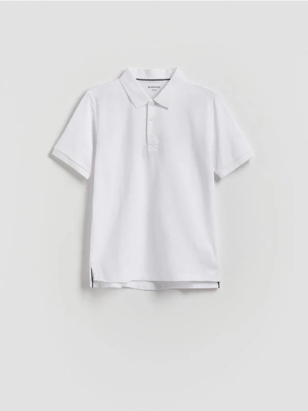  Reserved - T-shirt Polo - Biały 