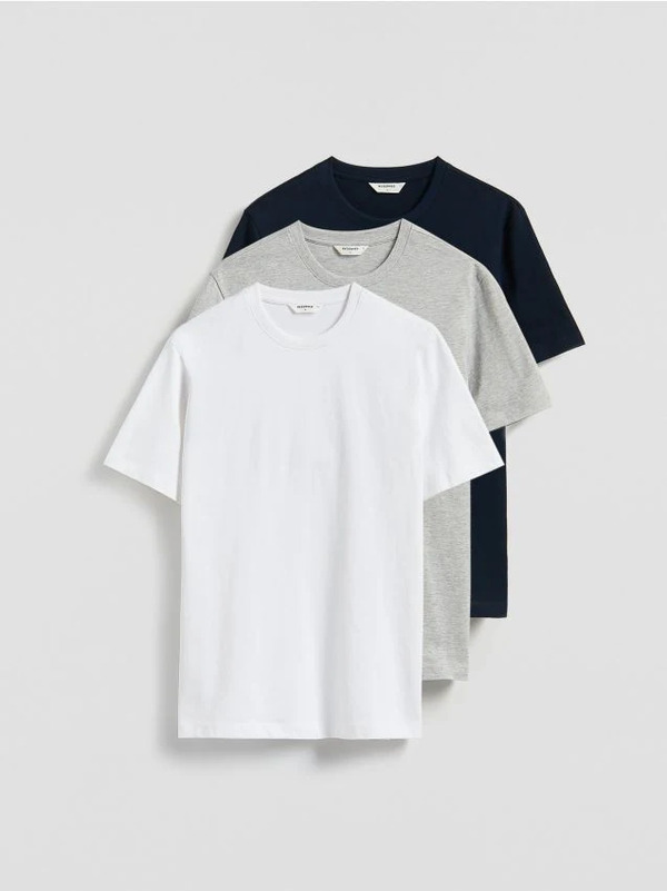  Reserved - T-shirt Regular 3 Pack - Wielobarwny 
