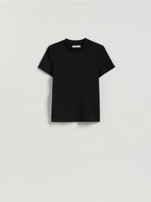  Reserved - T-shirt Slim Fit - Czarny 