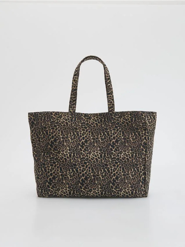  Reserved - Torba Shopper - Ciemnobrązowy 
