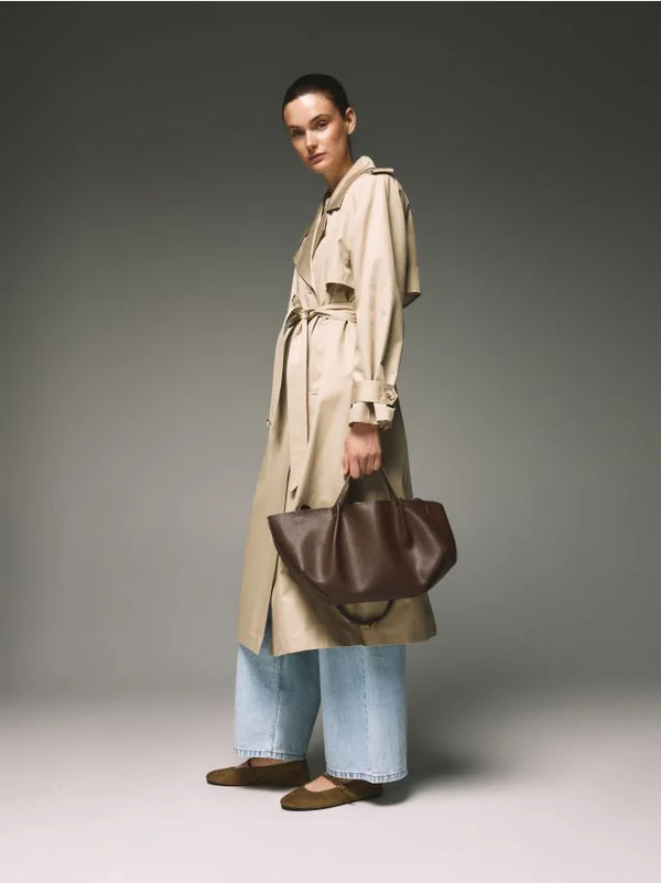  Reserved - Torebka Shopper - Brązowy 