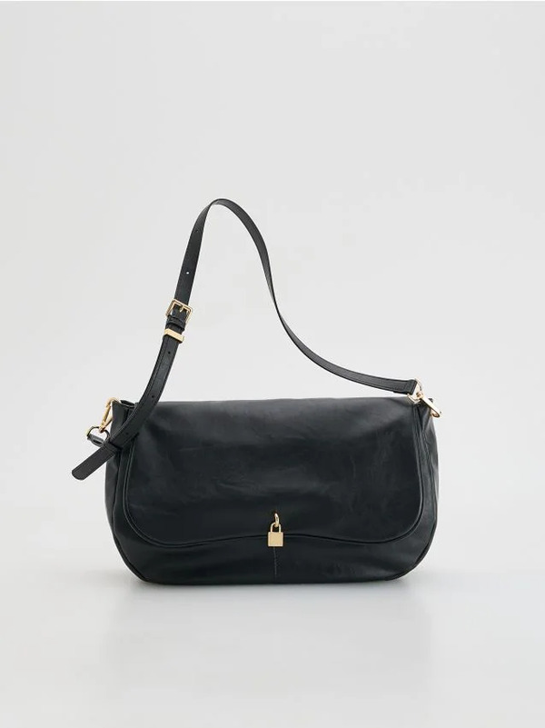  Reserved - Torebka Shopper - Czarny 