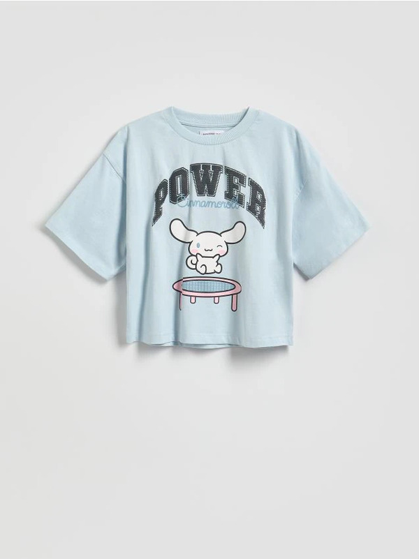  Reserved - T‑shirt Cinnamoroll - Jasnoniebieski 