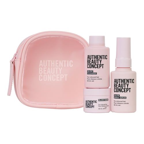  Authentic Beauty Concept Authentic Beauty Concept - Glow - Zestaw Nabłyszczający Do Pielęgnacji Włosów - Glow Discovery Kit - Dla Kobiet 