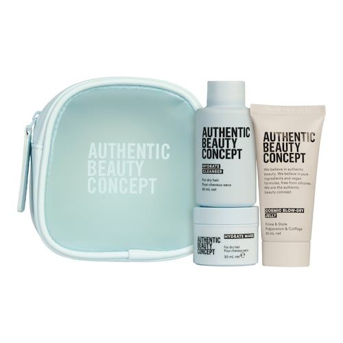  Authentic Beauty Concept Authentic Beauty Concept - Hydrate & Style - Zestaw Nawilżający I Nadający Objętość Do Włosów - Hydrate & Style Discovery Set - Dla Kobiet 