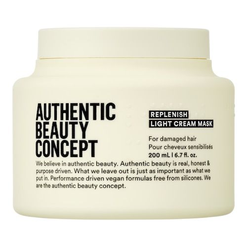  Authentic Beauty Concept Authentic Beauty Concept - Replenish Light Cream Pielęgnacja Twarzy - Lekka Pielęgnacja Twarzya Do Włosów Cienkich I Zniszczonych - 200ml - Dla Kobiet 
