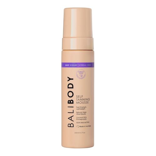  Bali Body Bali Body - Deep Violet Tanning Mousse - Pianka Brązująca W Kolorze Ciemnego Fioletu - Self Tan Deep Violet Tan Mousse 200ml - Dla Kobiet 