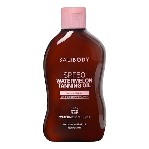  Bali Body Bali Body - Watermelon Tanning Oil Spf 50 - Olejek Do Opalania Z Filtrem Spf 50 - Tanning Oil Watermelon Spf 50 - Dla Kobiet 